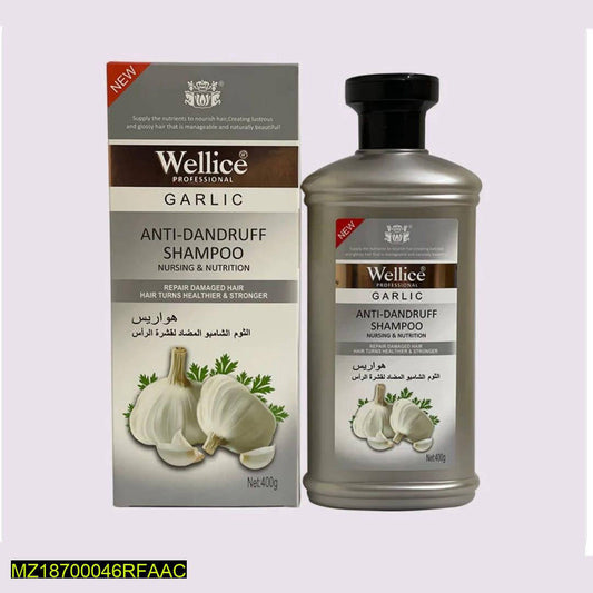 Wellice Garlic Anti-Dandruff Shampoo 400ml