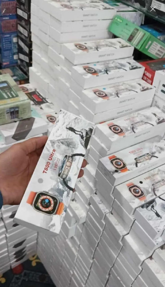 T800 Ultra Smart Watch Bluetooth Call Fast Charging Black